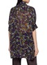 Back View - Click To Enlarge - DRIES VAN NOTEN - Scarf Collar Floral Embellished Blouse