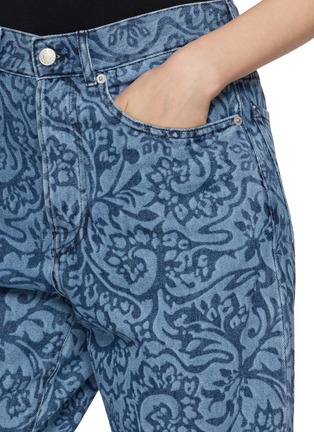  - DRIES VAN NOTEN - Peyton Patterned Medium Wash Jeans