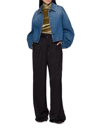 Figure View - Click To Enlarge - DRIES VAN NOTEN - Vondero Cropped Denim Jacket