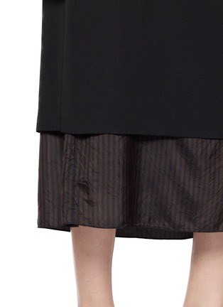  - DRIES VAN NOTEN - Sorai Striped Inner Pencil Skirt