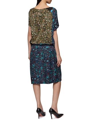 Back View - Click To Enlarge - DRIES VAN NOTEN - Daressa Scarf Midi Dress