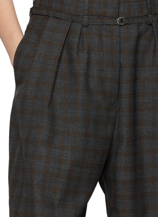  - DRIES VAN NOTEN - Peacha Checkered Suiting Pants