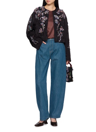 Figure View - Click To Enlarge - DRIES VAN NOTEN - Vonda Embellished Cropped Jacket