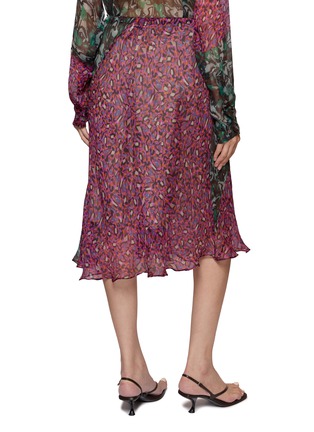 Back View - Click To Enlarge - DRIES VAN NOTEN - Sibanna Flowy Midi Skirt