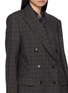  - DRIES VAN NOTEN - Barrysta Double Breasted Chequered Wool Blazer