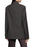 Back View - Click To Enlarge - DRIES VAN NOTEN - Barrysta Double Breasted Chequered Wool Blazer