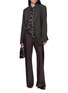 Figure View - Click To Enlarge - DRIES VAN NOTEN - Barrysta Double Breasted Chequered Wool Blazer