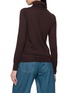 Back View - Click To Enlarge - R2W - Turtleneck 16 Gauge Cashmere Knit Sweater