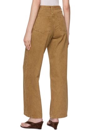Back View - Click To Enlarge - R2W - Artie Wide Leg Cotton Jeans