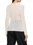 Back View - Click To Enlarge - R2W - Irida Hairy Collar Wool Knit Sweater