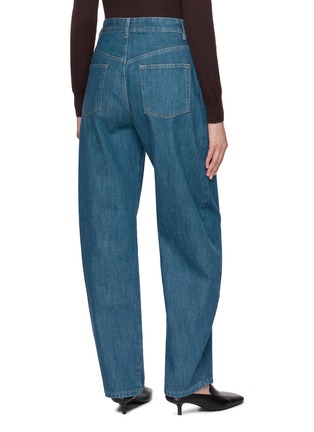 Back View - Click To Enlarge - R2W - Mael Barrel Leg Denim Jeans