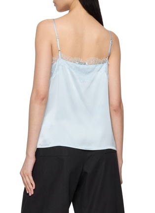 Back View - Click To Enlarge - R2W - Milena Sleeveless Silk Lace Top
