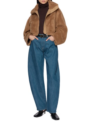 Figure View - Click To Enlarge - R2W - Falco High Neck Faux Fur Jacket