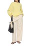 Figure View - Click To Enlarge - R2W - Rasmo Round Neck Wool Cashmere Knit Sweater