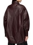 Back View - Click To Enlarge - R2W - Volter Oversized Leather Shirt