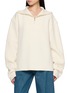 R2W Paulo Zip-Up Hairy Wool Knit Sweater