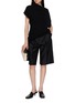 Figure View - Click To Enlarge - R2W - Sophia Draped Wool Cashmere Knit Top