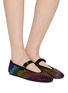 Figure View - Click To Enlarge - KURT GEIGER - Mayfair Net Ballet Flats