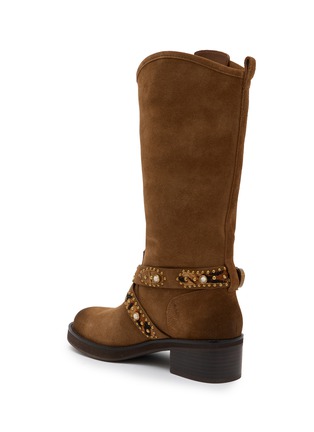 - KURT GEIGER - 50 Western Mid Leather Biker Boots