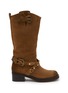 KURT GEIGER 50 Western Mid Leather Biker Boots