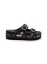 KURT GEIGER Western Buckle Leather Sandals