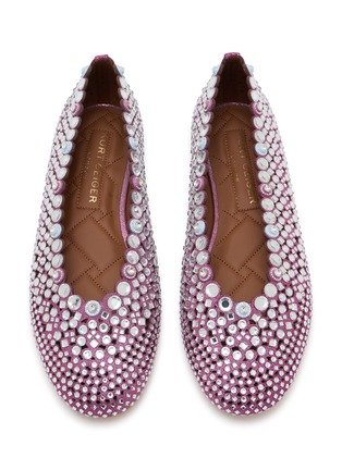 Detail View - Click To Enlarge - KURT GEIGER - Jewel Perf Ballerinas