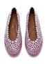 Detail View - Click To Enlarge - KURT GEIGER - Jewel Perf Ballerinas