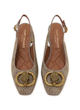 Detail View - Click To Enlarge - KURT GEIGER - 50 Chelsea Block Strass Slingback Pumps