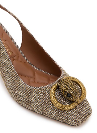 Detail View - Click To Enlarge - KURT GEIGER - 50 Chelsea Block Strass Slingback Pumps
