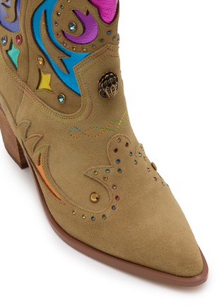 Detail View - Click To Enlarge - KURT GEIGER - Kensington 65 Suede Cowboy Boots