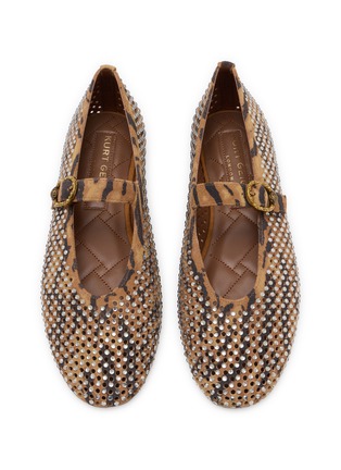 Detail View - Click To Enlarge - KURT GEIGER - Mayfair Net Ballet Flats