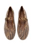 Detail View - Click To Enlarge - KURT GEIGER - Mayfair Net Ballet Flats