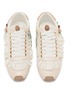 Detail View - Click To Enlarge - KURT GEIGER - Islington Beaded Fringe Suede Women's Sneakers