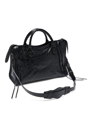 Detail View - Click To Enlarge - BALENCIAGA - Medium Le City Leather Bag