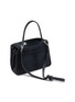 Detail View - Click To Enlarge - BALENCIAGA - Small Rodeo Waxed Suede Leather Bag