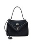 BALENCIAGA Small Rodeo Waxed Suede Leather Bag