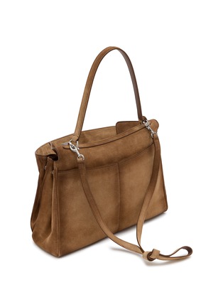 Detail View - Click To Enlarge - BALENCIAGA - Medium Rodeo Waxed Suede Leather Bag