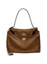 BALENCIAGA Medium Rodeo Waxed Suede Leather Bag