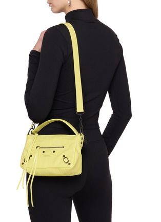 Front View - Click To Enlarge - BALENCIAGA - Mini Le City Leather Bag