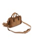 Detail View - Click To Enlarge - BALENCIAGA - Small Le City Suede Fringed Bag