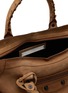 Detail View - Click To Enlarge - BALENCIAGA - Small Le City Suede Fringed Bag