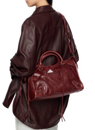 Front View - Click To Enlarge - BALENCIAGA - Le City Leather 