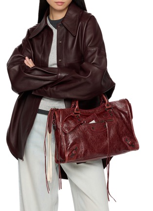 Figure View - Click To Enlarge - BALENCIAGA - Le City Leather 