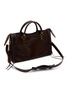 Detail View - Click To Enlarge - BALENCIAGA - Medium Le City Suede Leather Shoulder Bag