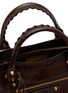 Detail View - Click To Enlarge - BALENCIAGA - Medium Le City Suede Leather Shoulder Bag