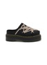 RICK OWENS  X Dr. Martens Quad Sole Megalace Leather Mules