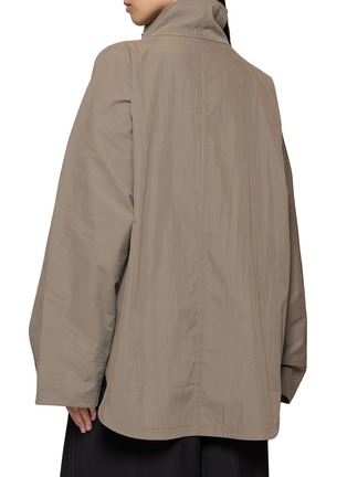 Back View - Click To Enlarge - TOTEME - Summer Parachute High Neck Jacket