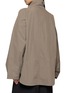 Back View - Click To Enlarge - TOTEME - Summer Parachute High Neck Jacket