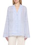 Main View - Click To Enlarge - TOTEME - Long Sleeve Monogram Shirt