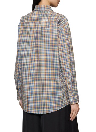 Back View - Click To Enlarge - TOTEME - Classic Check Shirt